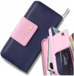 EdiBazzar Dupla nagy cipzáras női pénztárca elegáns (Podwójny Duży Portfel Damski na zamek eleganc)