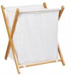 Evg Trade Ruha szennyestartó kosár Anyag Bambusz Összecsukható Fehér 10L (A995-133A3_20200221164915)