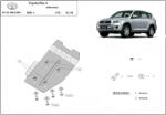 Scut Motor - Румъния Метална кора под диференциал toyota rav4 от 2010 (73851)