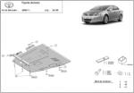 Scut Motor - Румъния Метална кора под двигател toyota avensis от 2008 до 2012 (73839)