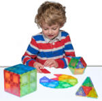 Polydron Átlátszó Tömör Mágneses Polydron osztálykészlet (PD-50-9100T)