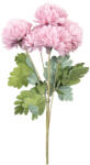 Clayre & Eef Buchet Crizanteme artificiale roz verzi 22x14x43 cm (6PL0362LP)
