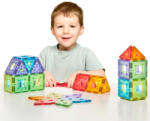 Polydron KinderMag Átlátszó mágneses építőkészlet (PD-57-5000T)