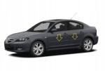 Martig Mazda 3 2004-2013 Króm oldalsó biztonsági ajtó díszlécek