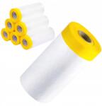 Silbet Festőszalag fóliával Antychlap festőfólia Védő 180cm/20m (180cm x 20m)