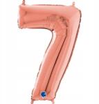 Grabo Léggömb Grabo 7-es szám rózsaszín arany 66cm