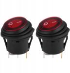 100 Kapcsoló Hermetikus Kapcsoló Piros 12V