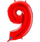 Grabo Léggömb Grabo 9-es szám piros 66cm