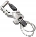 EdiBazzar Férfi fém kulcstartó ajándék elegáns ezüst masszív kulcstartó (5905204481813)