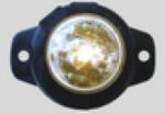 WAS Szélességjelző 12V/24V tükörtojás alakú sárga 3 ledes 56mm (149w) (149-W24)