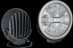 WESEM ! ! ! ÚJDONSÁG! ! ! - FERVOR full LED távfényszóró egyedi LED helyzetjelzővel, NAGY (220mm) kerek, (50-es referencia szám - max. 2db/autó), 12-24V, fogyasztás: 27W+3W, átm. : 220mm, vast. : 87mm - LUM