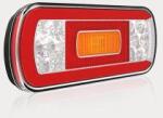 Fristom Hátsólámpa 12-24V ovális, LED-es 5 funkciós (+köd +rendszámvilágítás) +1m kábel 220mm x 100mm x 50mm (FT-130 LED) (FT-130PMLED) - szervizfelszereles