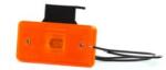 WAS Szélességjelző 12V/24V téglalap alakú sárga 2 ledes +tartófül 116mm x 66mm (101z) (101z-W17d) - szervizfelszereles