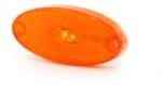 WAS Szélességjelző 12V/24V ovális alakú sárga 2 ledes középen 100mm x 46mm (305p) (305p-W64) - szervizfelszereles