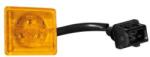 Dasteri Szélességjelző SÁRGA 3LED-es 24V kocka alakú (SETRA buszokhoz) +vezeték +csatlakozó, 33x34mm, vast. : 46mm - DSL-3040/24 (DSL-3040/24) - szervizfelszereles