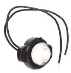 WAS Szélességjelző 12V/24V tükörtojás alakú fehér 1 ledes 56mm (129w) (129-W24) - szervizfelszereles
