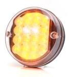 WAS ! ! ! AKCIÓ! ! ! a készlet erejéig - Univerzális kerek 20LED-es Első helyzetj. (2LED) + Index(18LED), 24V, átm. : 115mm, vast. : 37mm, csavartáv. : 46mm, (216-W43) (216-W43) - szervizfelszereles