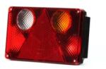 WAS Hátsólámpa 4 körös +háromszögprizma Jobb oldal 232mm x 142mm x 54mm (115w) (115-W21P) - szervizfelszereles