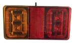  ! ! ! ÚJDONSÁG! ! ! - Hátsólámpa LED-es, 3funkciós (Helyzetj. + fék + index), 12-24V, 149x75mm, vast. : 26mm, csavartáv. : 45mm (L2295)