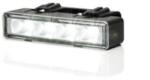 WAS W85, -ös tipuscsalád. 705. Vékony, lapos, téglalap alaku univerzális NAPPALI MENETFÉNY lámpa, -fém tartókengyellel. 12-24V, -os kivitel 334 Lumen. Méretei: 146, 5x32, 8x50mm, -tartóval38mm. Vízállóság