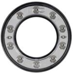 Dasteri Univerzális LED gyűrű 12LED-es 1 funkciós (Index) 9-33V, Háromfüles felfogatás, belső átm. : 55mm, külső átm. : 98mm - DSLR400DIR (DSLR400DIR) - szervizfelszereles