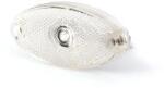 WAS Szélességjelző 12V/24V ovális alakú fehér 1 ledes középen 120mm x 46mm (306p) (306p-W64) - szervizfelszereles