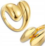 EdiBazzar Gyűrű Nagy Masszív 18mm Arany Sebészeti Acél 316L Vastag Csepp (Pierścionek masywny złoty stal) - allegro - 1 360 Ft