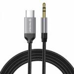 Techsuit Cablu Audio Techsuit AC9 SoundShell, USB-C - 3.5mm, 1.5m (Negru)