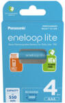 Panasonic Eneloop Lite R03 AAA 550mAh akkumulator (AAEL034LB)