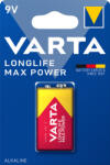 VARTA Longlife Max Power 9 V-os/E/ 6LR61 elem