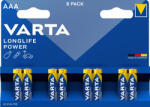 VARTA Longlife Power mikro/ AAA/ LR03 elem, 8 db (4903121418)
