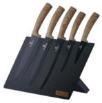 Berlinger Haus Ebony Maple Line 6 részes késkészlet tapadásmentes bevonattal, mágneses állvánnyal (BH-2521)