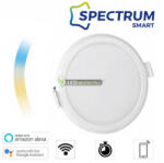 spectrumLED Smart ALGINE 12W wifis okos LED mennyezeti lámpa színhőmérséklet+fényerő szabályozás 2évGarSLI038016CCT (SLI038016CCT)