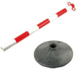 Laser Tools Kordon Oszlop és Talp - PIROS/FEHÉR - Hibrid járművek elkerítéséhez (LAS-6702)