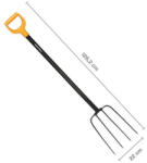 Fiskars Ergonomic komposzt villa, szürke