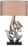 där lighting glamour modern asztali lámpa sabre ezüst darsab4332-x (SAB4332-X)