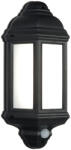 Endon Lighting klasszikus kültéri fali lámpa halbury pir matt fekete end54553 IP44 (54553)