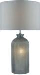 där lighting glamour modern asztali lámpa pamplona csiszolt króm szürke darpam4239 (PAM4239)