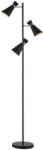 där lighting group modern állólámpa ashworth fekete csiszolt króm darash4922 (ASH4922)