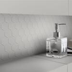 GOODHOME Mozaic interior, gri, sticla, patrat, 30 x 30 cm x 6 mm GoodHome Plain - bricodepot - 20,50 RON