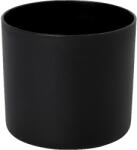 GoodHome Ghiveci rotund GOODHOME, plastic, 17.6 cm, negru