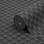 GOODHOME Tapet GOODHOME Stil 3D geometric 100850300, negru
