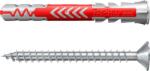 Fischer Diblu universal FISCHER DuoPower, nylon, cu surub, 8 x 65 mm, 50 bucati