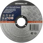 Universal Fit Disc taiere metal Universal Fit, 115 x 1 mm Disc de taiere