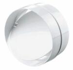 VENTS Conector clapeta antiretur, 100 mm, alb