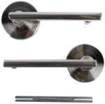 ASSA ABLOY Set manere, fara rozete, aluminiu, nichel satinat, blister Yale Cortina