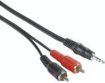 Hama Cablu audio Jack 3.5mm - RCA HAMA 205106, 2m, negru (CAB205106)