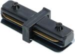 HOROZ Conector sina in forma de I HOROZ Focus, 1 circuit, 8 x 4 cm, IP20, aluminiu/plastic, negru