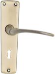 ASSA ABLOY Maner cu sild ASSA ABLOY, aluminiu, 100 mm, 2 bucati, alama