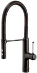 GoodHome Baterie bucatarie GOODHOME Gevuina, zinc, negru